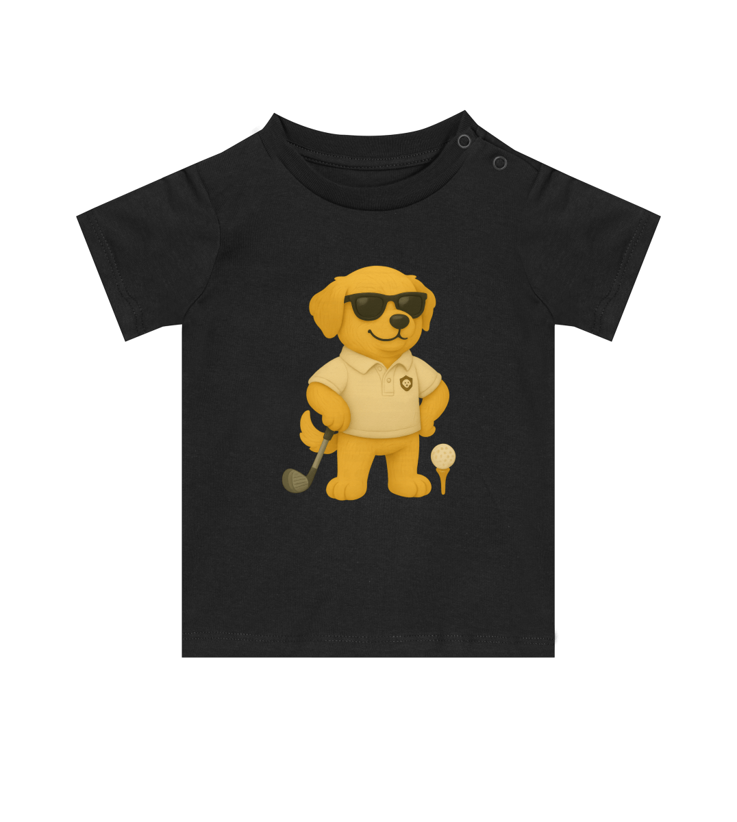 Cool Puppy Golfing - Baby Tee - Puppy Golf Club