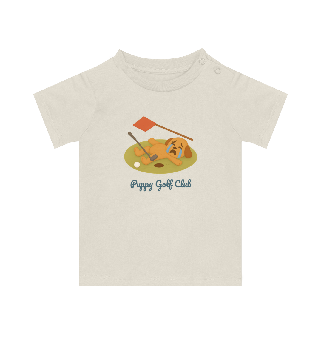 Crying Puppy Golfing - Puppy Golf Club
