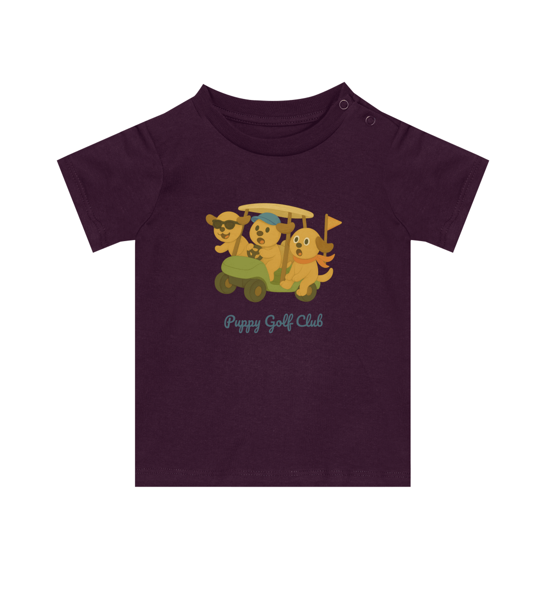 Puppy Golf Cart - Baby Tee - Puppy Golf Club